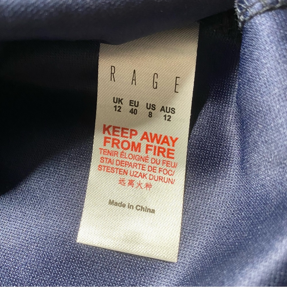 ASOS Rage Printed Tea Dress US 8 UK 12 - Picture 5 of 12